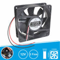 Ventoinha 12V 120X120X38Mm 2 Fios Kld012Pp120Abwh Luft - Tauu.pt