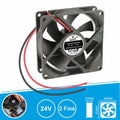 Ventoinha 24V 80X80X25Mm 2 Fios Kld024Pp080Cswh Luft - Tauu.pt