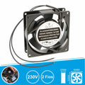 Ventoinha 230V 92X92X25Mm 2 Fios Kla230Ap092Cbwh Luft - Tauu,pt