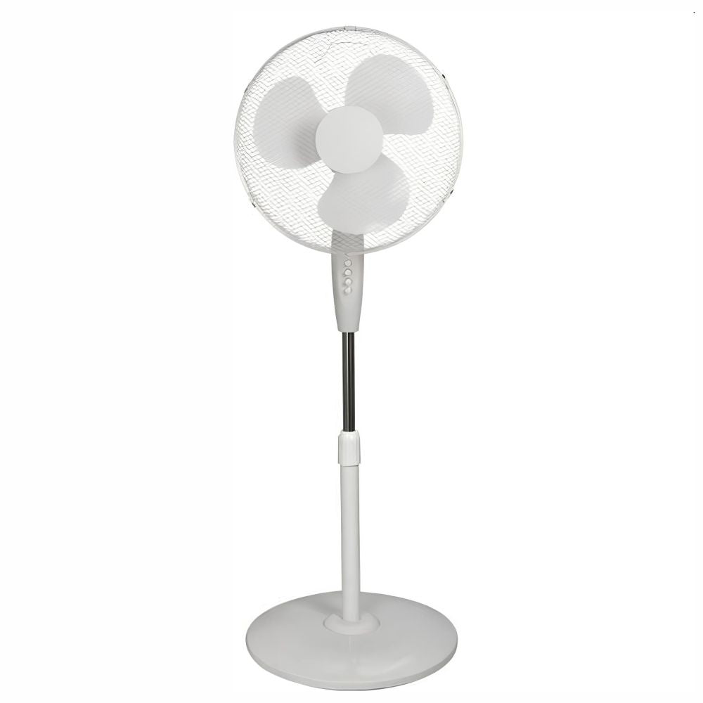 Ventoinha De Pé Branca Ø40Cm 60W - Tauu.pt