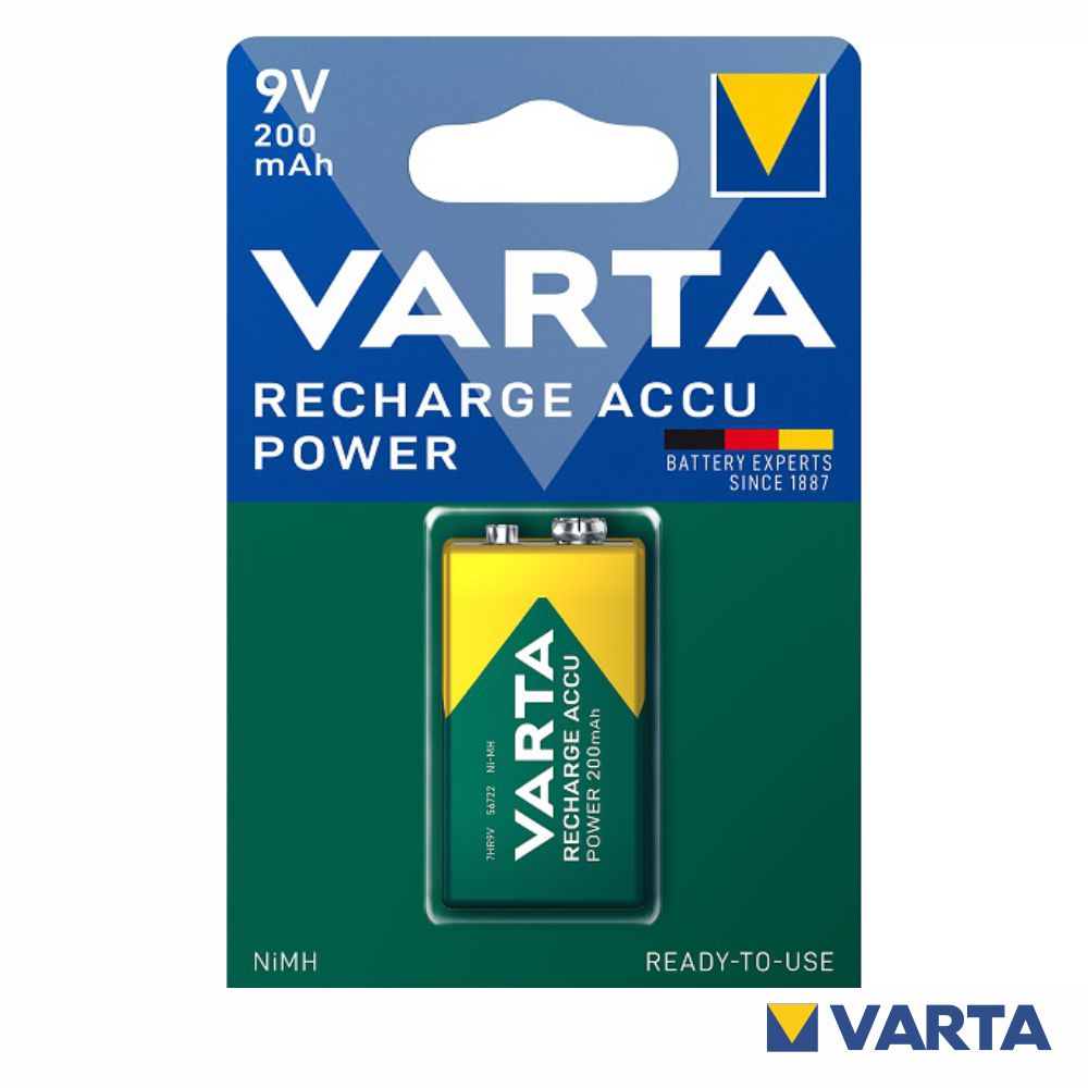 Bateria Ni-Mh 6Hr61 9V 200Ma Varta - Tauu.pt