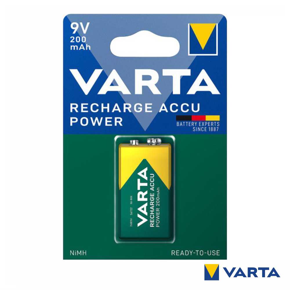 Bateria Ni-Mh 6Hr61 9V 200Ma Varta - Tauu.pt
