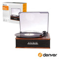 Gira-Discos 33/45/78Rpm Vintage 2X20W Bt Denver - Tauu.pt