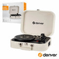 Gira-Discos 33/45/78Rpm Vintage 2X1W Bege Denver - Tauu,pt