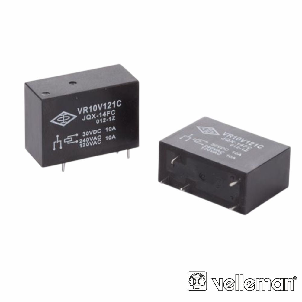 Relé 12Vdc Interruptor Unipolar 10A/12V - Tauu.pt