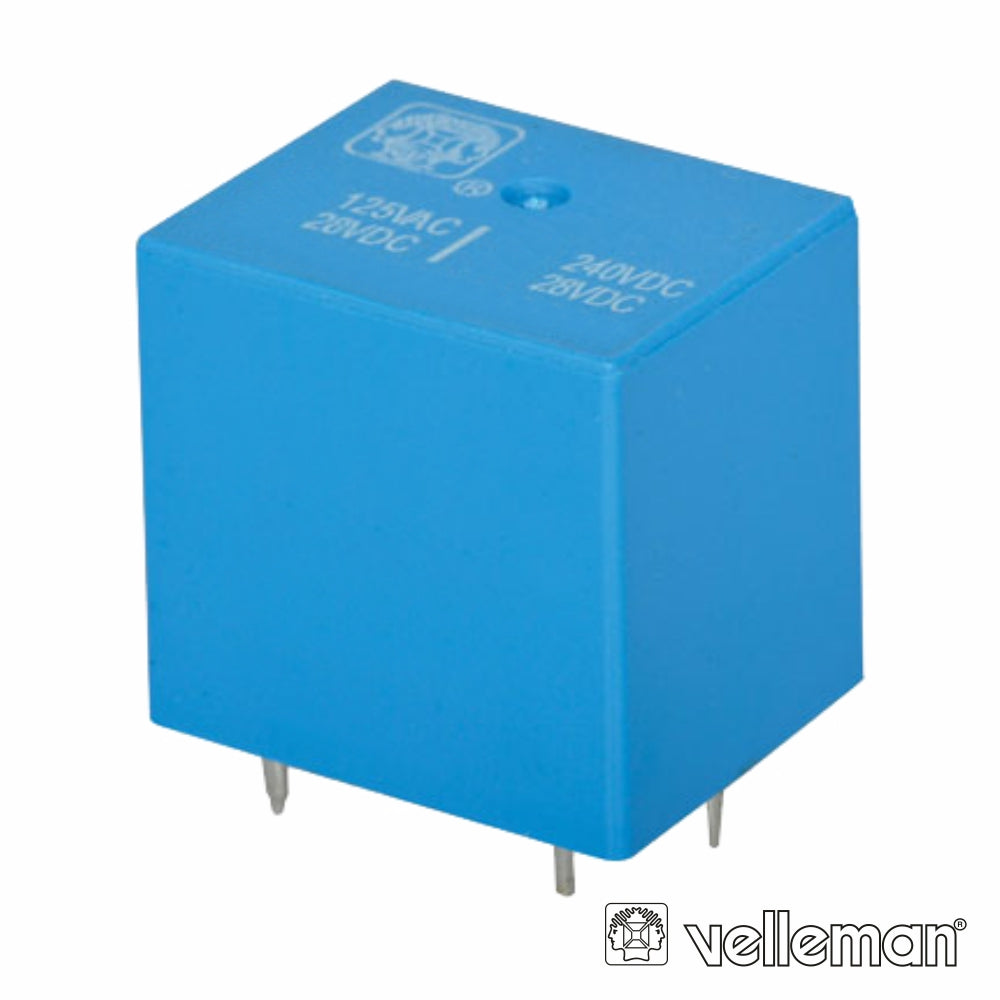 Relé 12Vdc Inversor Unipolar 15A/28Vdc-125Vac 7A/220Vac - Tauu.pt