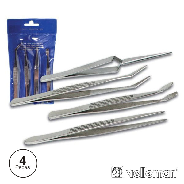 Conjunto De 4 Pinças Velleman - Tauu.pt