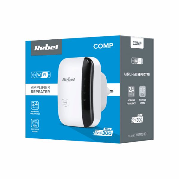 Repetidor Sinal Wifi 2.4Ghz 300Mbps Tomada Rj45 Wps - Tauu.pt