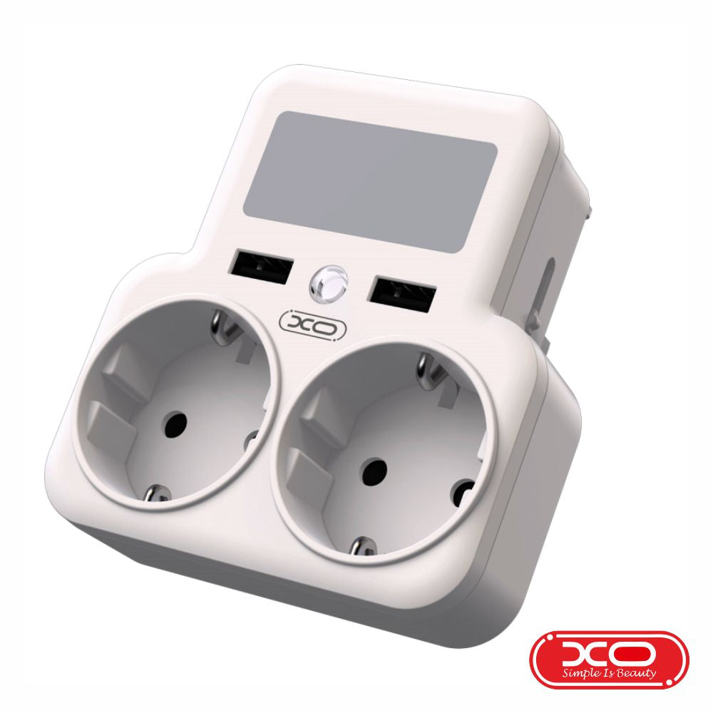 Ficha Elétrica Adaptadora 2X Schuko 2X Usb-A C/ Interruptor - Tauu,pt