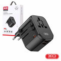 Adaptador Viagem Universal Pd+Qc C/ 2Xusb-A/1Xusb-C 20W Xo - Tauu,pt