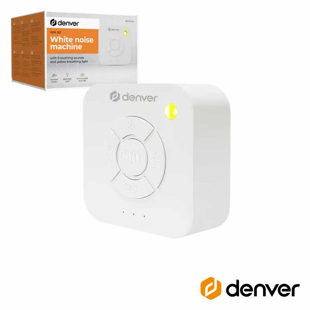 Dispositivo De Ruído Branco C/ 9 Sons Naturais Denver - Tauu.pt