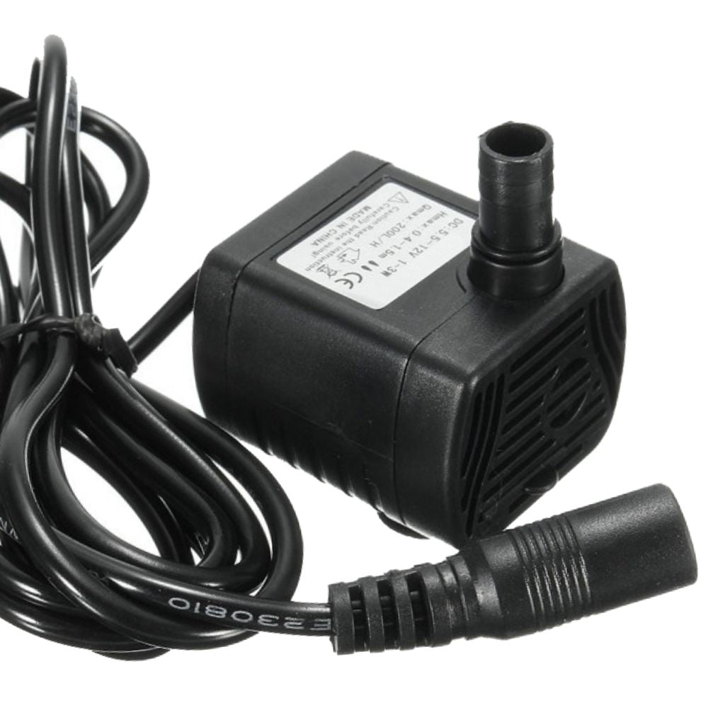 Bomba De Água Submersível 12V 3W 200L/H - Tauu.pt
