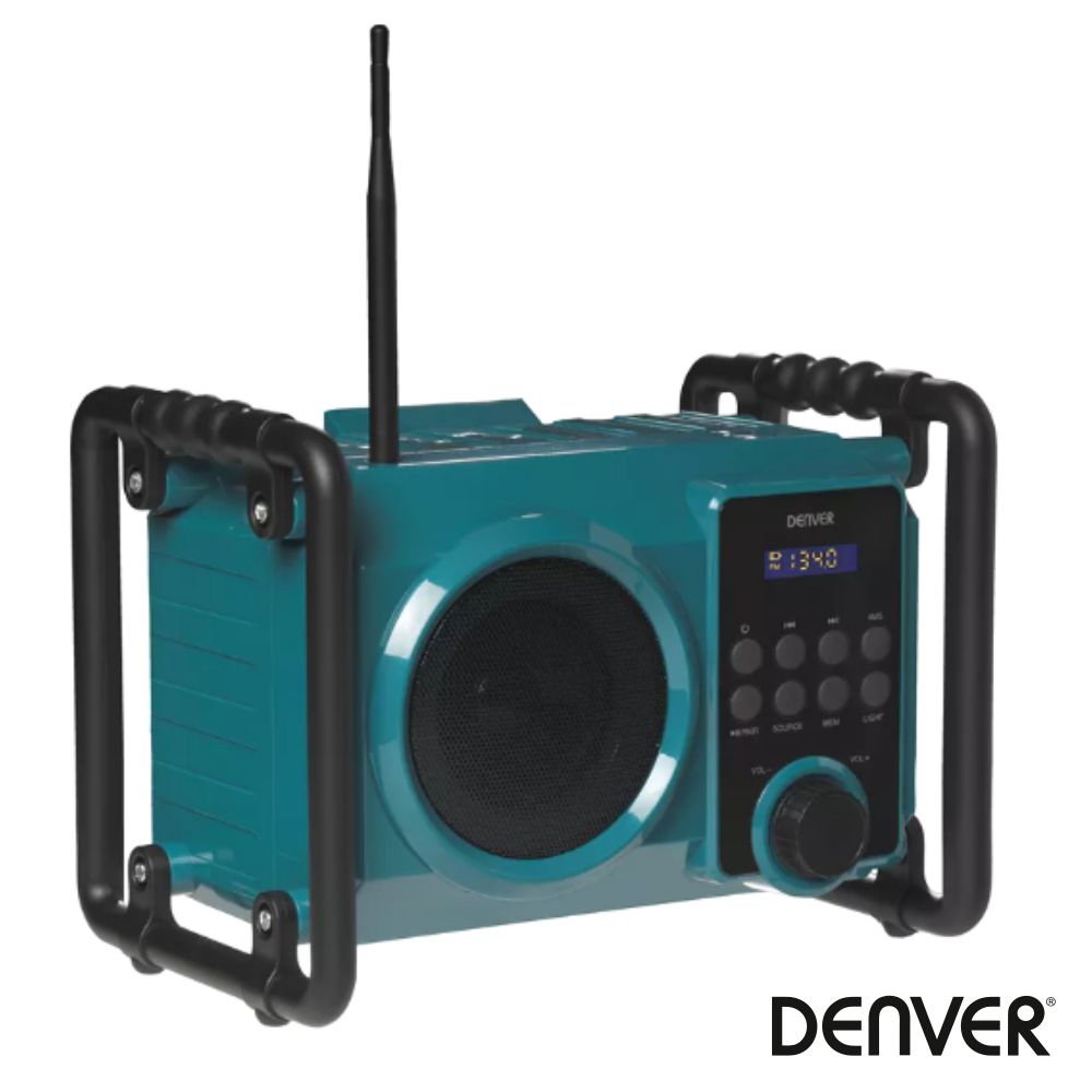 Rádio De Trabalho Ultra Resistente 10W Ip54 Denver - Tauu.pt