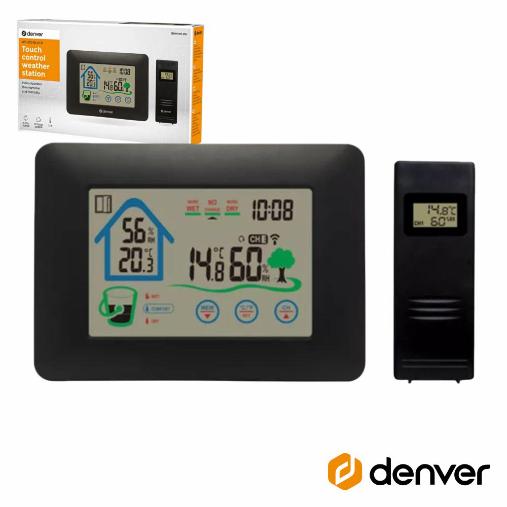 Estação Meteorológica S/ Fios C/ Visor Denver - Tauu.pt