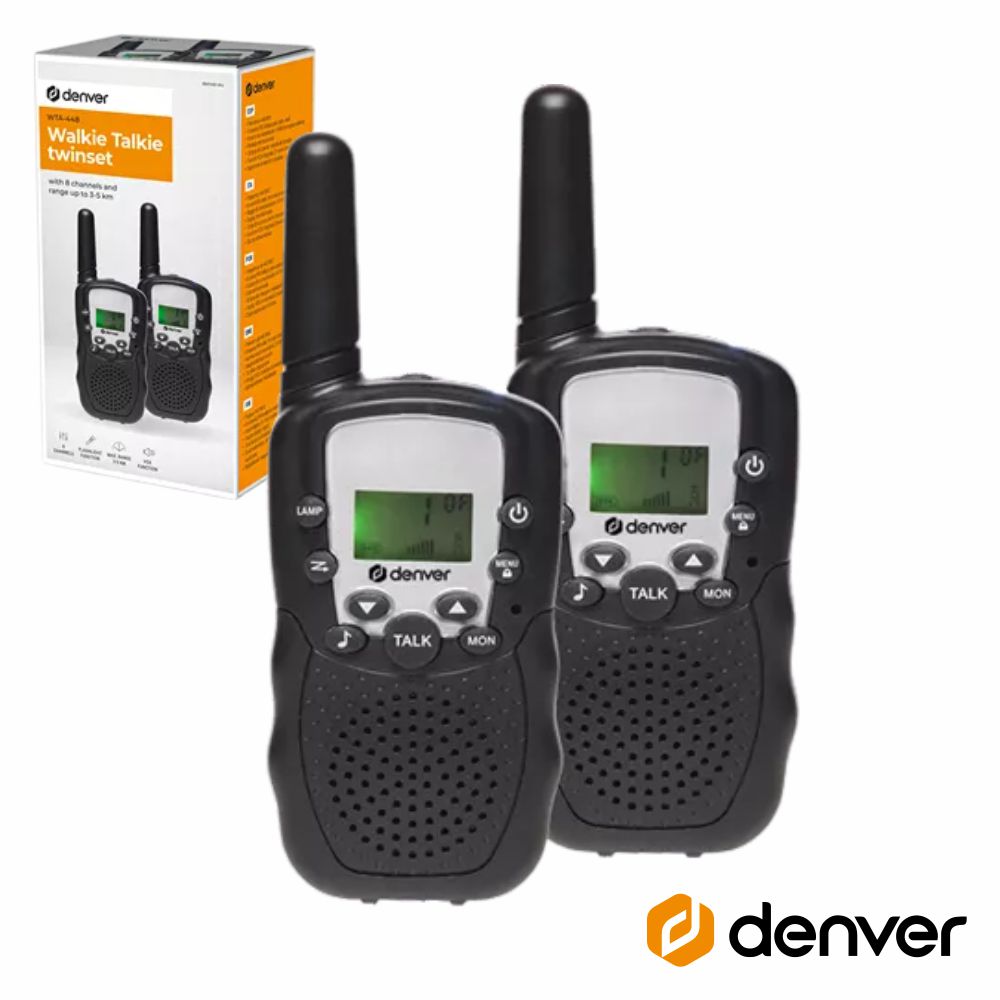 Intercomunicadores S/Fios 8 Canais 5Km Denver - Tauu.pt