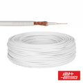 Cabo Mini Coaxial 75 Ohm Ø3Mm Branco - Tauu.pt