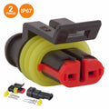 Ficha Automativa Amp 2 Pinos Superseal 1,5 C/ Terminais Ip67 - Tauu,pt
