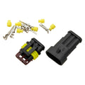 Ficha Automotiva Amp 3 Pinos Superseal 1,5 C/ Terminais Ip67 - Tauu,pt