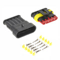 Ficha Automotiva Amp 5 Pinos Superseal 1,5 C/ Terminais Ip67 - Tauu,pt