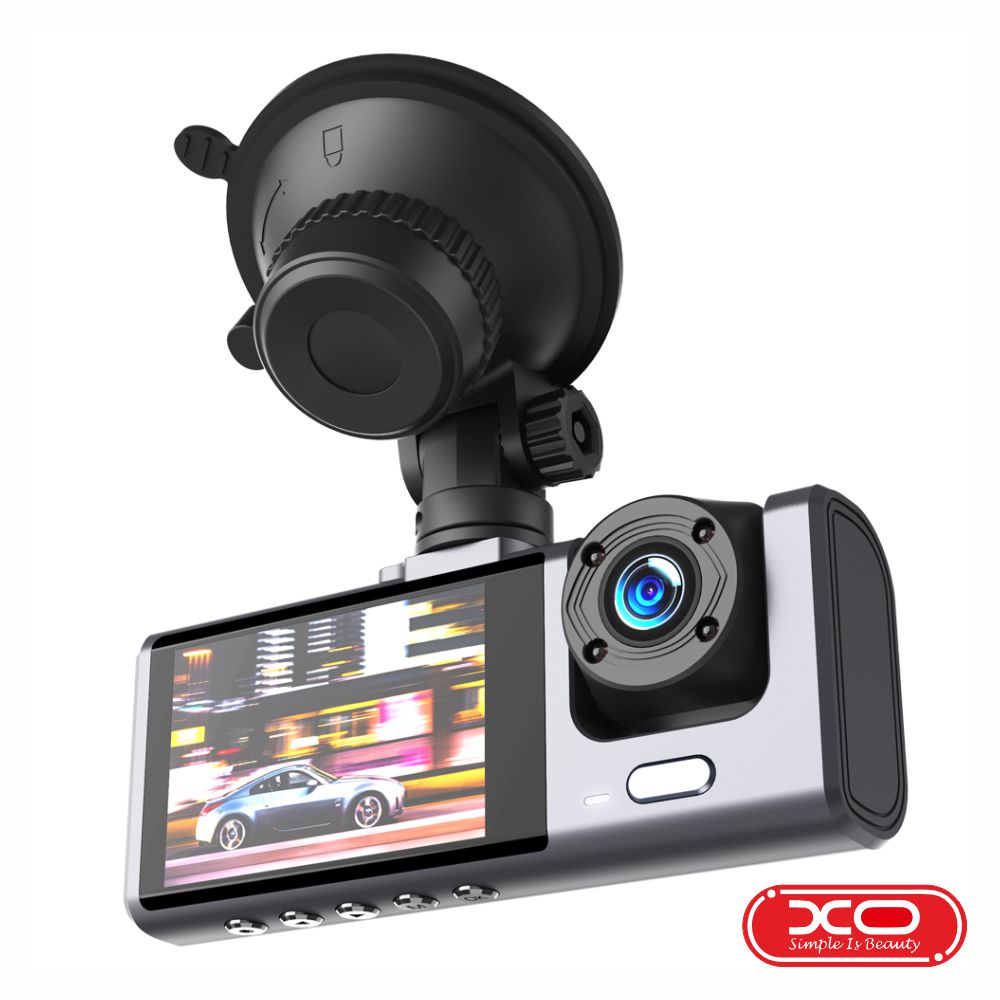Câmara Vigilância Full Hd 12Mp P/ Auto 2" Lcd 140º Xo - Tauu.pt
