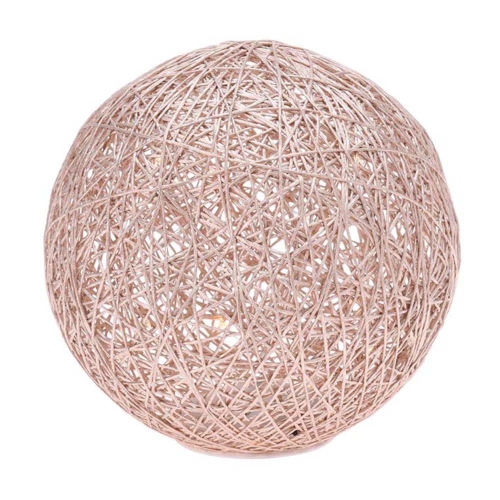 Bola Decorativa C/ 20 Leds 20Cm Dourada 3000K - Tauu.pt