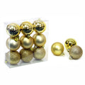 Conjunto 9 Bolas De Natal Douradas - Tauu,pt