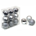 Conjunto 9 Bolas De Natal Prateadas - Tauu,pt