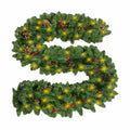 Grinalda De Natal Tipo Ramo De Pinheiro C/ 50 Led 2.7M Hq - Tauu.pt