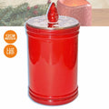Vela De Plástico C/ Led Vermelho 12Cm - Tauu,pt