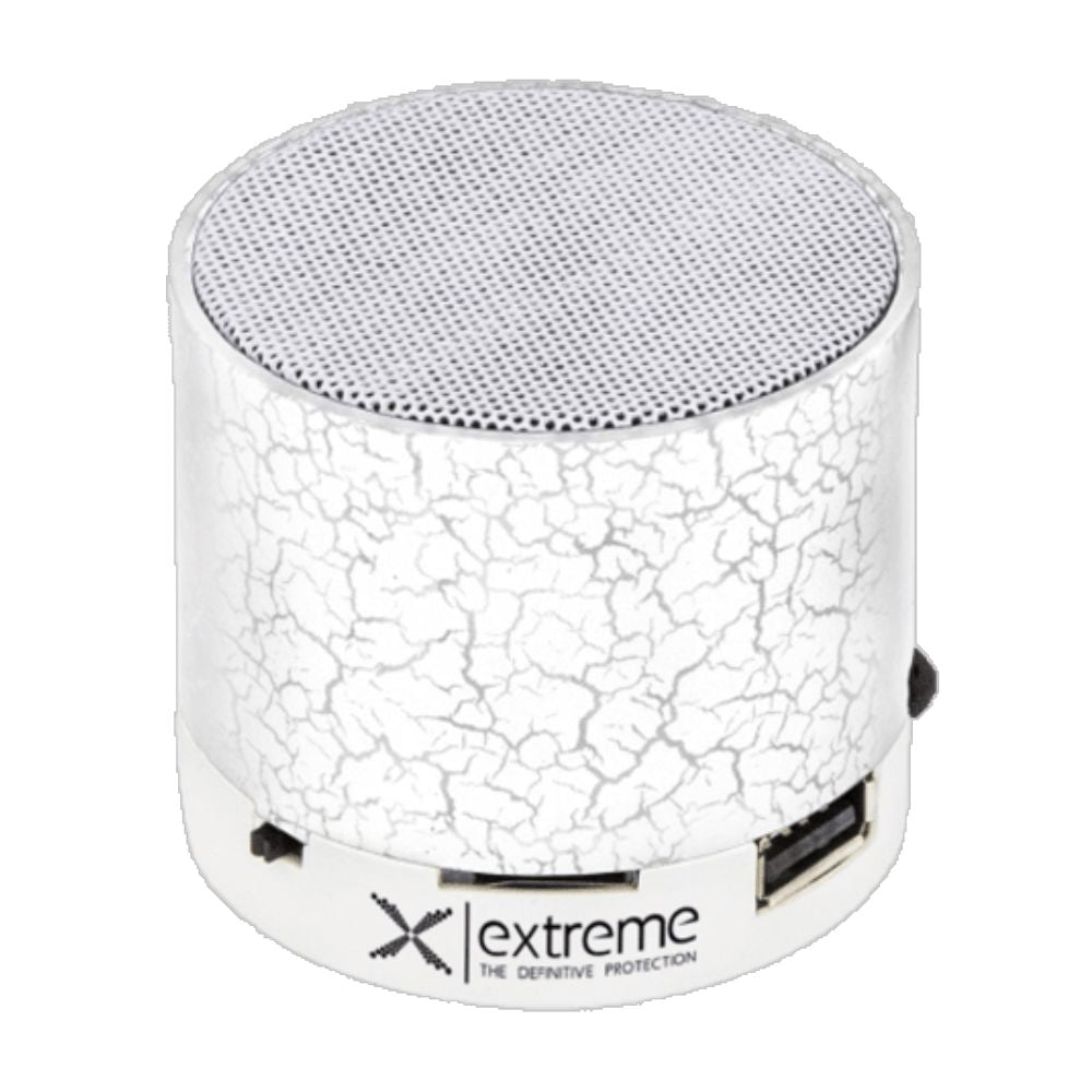 Coluna Bluetooth Portátil 3W Sd/Bat/Led Branco - Tauu,pt