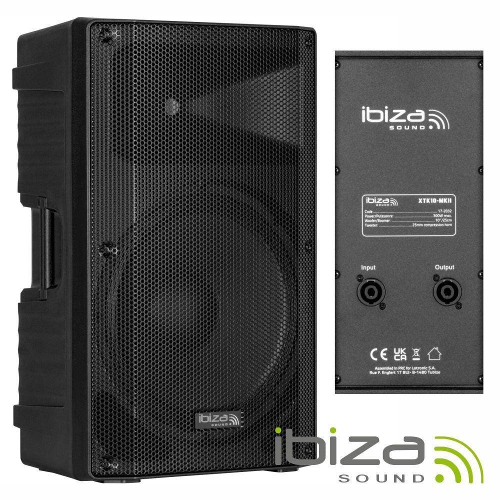 Coluna Passiva 10” 300Wmáx Abs Ibiza - Tauu,pt