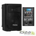 Coluna Amplificada 8" 200Wmáx Bt/Tws Ibiza - Tauu,pt