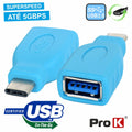 Ficha Adaptadora Usb-C 3,0 Macho / Usb-A Fêmea Otg - Tauu,pt