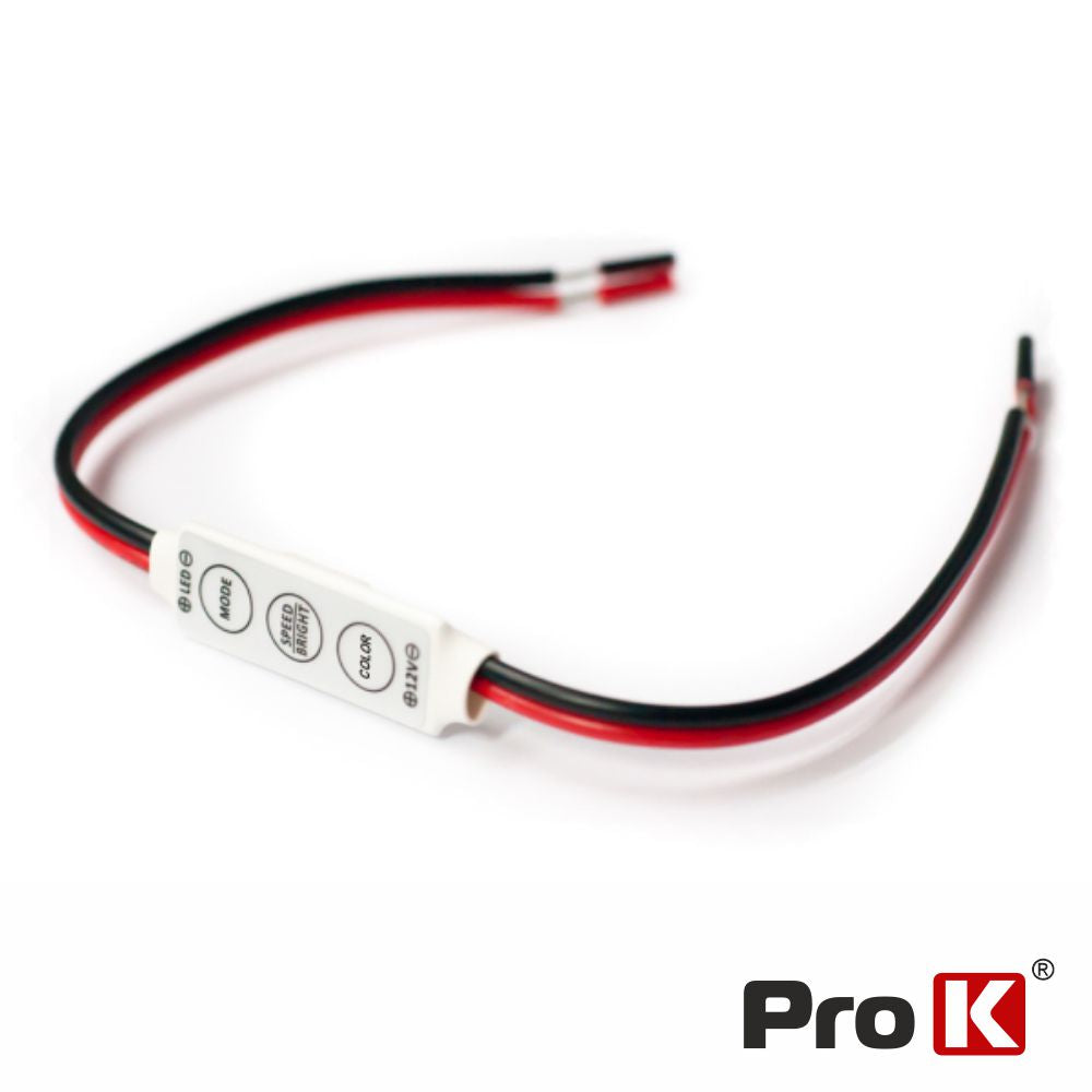 Controlador P/ Fita Leds Monocor 12V Prok - Tauu.pt