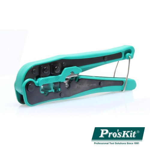 Alicate De Cravar 4P4C/6P4C/8P8C/Rj10/Rj11/Rj12/Rj45 Proskit - Tauu.pt