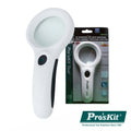 Lupa C/ Iluminação 8 Leds 1 Led Uv Proskit - Tauu.pt
