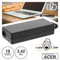 Alimentador P/ Acer 19V 3.42A 65W 5.5X1.7Mm - Tauu.pt